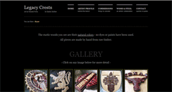 Desktop Screenshot of legacycrests.com